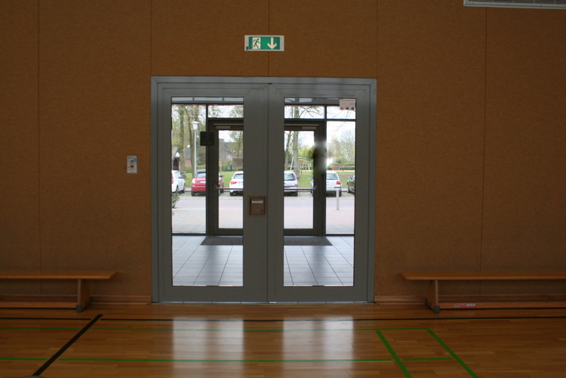 Sporthalle Quakenbrück Neustadt-Eingang Halle